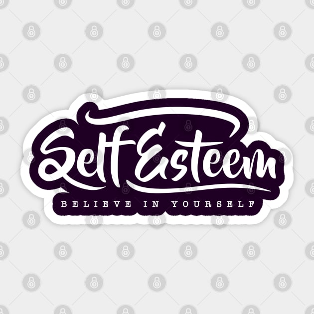 Self Esteem Sticker by artslaves